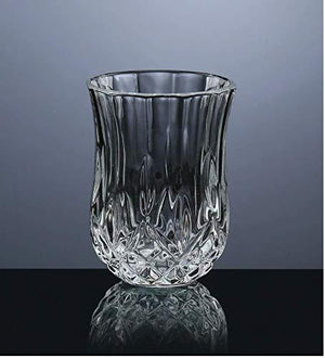 Le'raze Posh Crystal Collection Shot Glass Perfect for Serving Scotch, Whiskey, Tequila, or Vodka (Set of 6-2 Oz Drink Shot Tumblers/Cups/Glencairn) - Le'raze by G&L Decor Inc