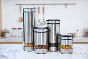 Stainless Steel Canister Variation - Le'raze by G&L Decor Inc