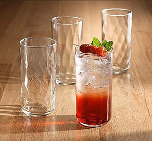 18 Piece Tumbler Set Drinking Glasses Set - 6 cooler, 6 beverage and 6 on the rocks glass (BPA Free and Dishwasher Safe) Made in USA - Le'raze by G&L Decor Inc