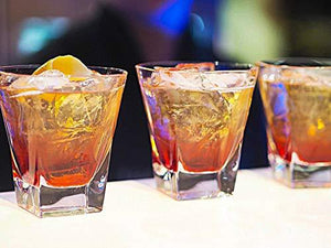 Heavy Base Shot Glass Set, 2-Ounce Shot Glasses for Scotch, Whiskey, Tequila, or Vodka, 6-Pack - Le'raze by G&L Decor Inc