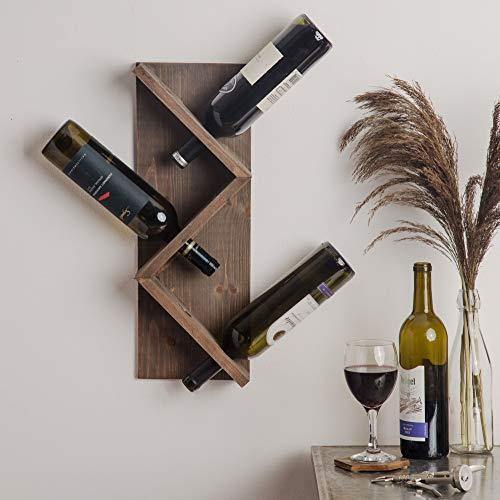 Le'raze Wall Mounted Wood Wine Rack - Le'raze by G&L Decor Inc