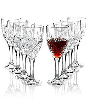 Acrylic Wine Glasses, Set of 4-9 Ounce Wine Goblets – Cordial Glasses Perfect for Any Occasion, Great Gift, Premium Quality Red Wine Glass Set - Le'raze by G&L Decor Inc