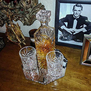 Set of 4 Premium Quality DOF Drinking Glasses - Durable Whiskey Glasses - Perfect For Water, Scotch, Bourbon, Cognac, Cocktails, etc. - Le'raze by G&L Decor Inc