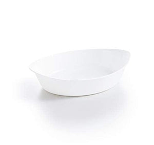 Luminarc 3 Piece Smart Cuisine Oval Baking Dish Set, White - Le'raze by G&L Decor Inc