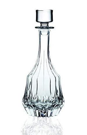 Crystal Wine Decanter with Stopper - Elegant Glass Decanter for liquor, Whiskey, Vodka - Vintage Whiskey Decanter - Le'raze by G&L Decor Inc