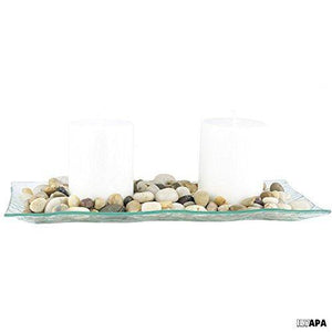 2 Tier Round Server Stand with Trays - Tiered Serving Platter - Perfect for Cake, Dessert, Shrimp, Appetizers & More - Le'raze Decor