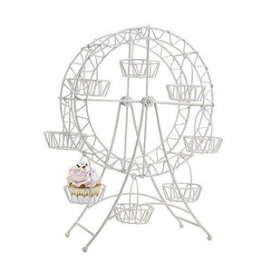 Elegant Ferris Wheel Cupcake Stand Rotating Dessert Holder Station Tower Spinning Cupcake Tray - Le'raze by G&L Decor Inc