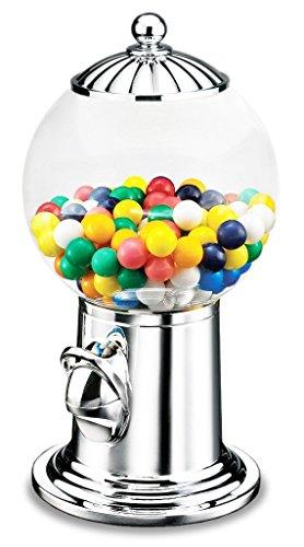 Le'raze Elegant Candy Dispenser, Gumball Machine with Silver Top. Holds Snack, Candy, Nuts, and Gumball's. - Le'raze by G&L Decor Inc