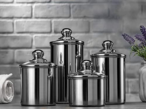Le'raze 4pc Canister Set With Airtight Lids + Labels & Marker : Target