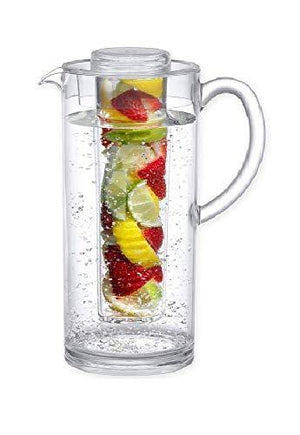 Fruit Infusion Pitcher – Acrylic Water Pitcher Infuser - Le'raze by G&L Decor Inc