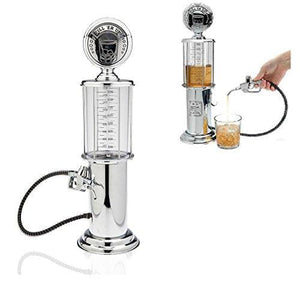 Gas Pump Whiskey/Bourbon Decanter - Liquor Dispenser for Vodka, Rum, Wine, Tequila or Scotch Decanter is Stainless - Le'raze by G&L Decor Inc