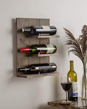 Le'raze Wall Mounted Wood Wine Rack - Le'raze by G&L Decor Inc