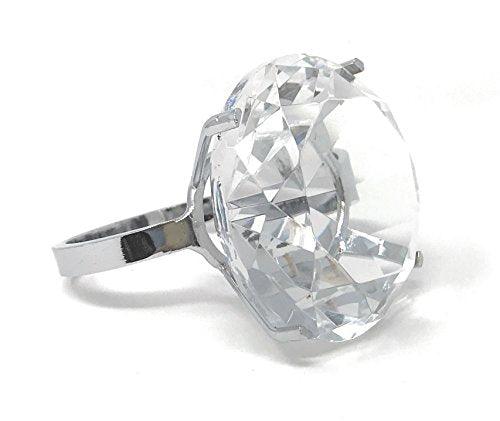 Godinger Silver Art Diamond Rock Ring- Paper Weight - Le'raze by G&L Decor Inc