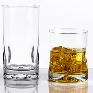 Pinched Drinking Glasses - Le'raze by G&L Decor Inc