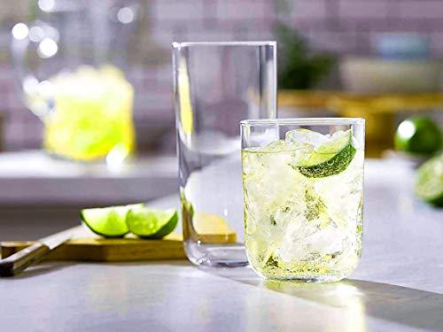 Set of 18 Sleek and Durable Drinking Glasses - Glassware Set Includes -  Le'raze by G&L Decor Inc