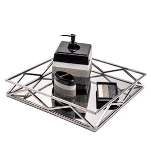 Mirrored Vanity Tray, Perfume Tray - Le'raze by G&L Decor Inc