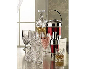 Crystal Glass Water Goblets, 16 Ounce Elegant Crystal Glasses for Water, Juice, Beer, Wine, and Cocktails, Iced Beverage Glassware – Set of 4 - Le'raze by G&L Decor Inc