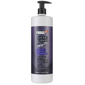 Fudge Clean Blonde Violet Toning Shampoo for Unisex