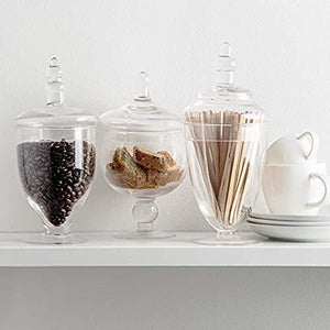 Home Essentials 3013 Apothecary Jar BB Terra Set of 3 - Le'raze by G&L Decor Inc