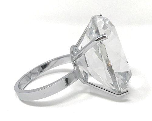 Godinger Silver Art Diamond Rock Ring- Paper Weight - Le'raze by G&L Decor Inc