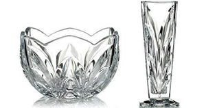 Square Crystal Bowl, Decorative 6” Elegant Dish, Great for Serving Dessert, Salad, Snack, & Fruit, Ideal for Home, Party, Wedding Décor, Candy Dish - Le'raze by G&L Decor Inc