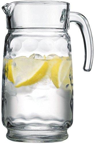 Home Essentials Eclipse 64 oz Glass Water Pitcher - Le'raze by G&L Decor Inc