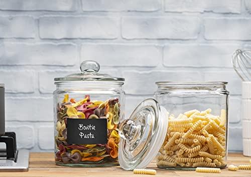 Glass Storage Jar Airtight Food Jars Cereal Canisters Food Storage  Containers for cookie Beans Snacks Spice Pasta