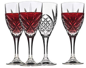 Acrylic Wine Glasses, Set of 4-9 Ounce Wine Goblets – Cordial Glasses Perfect for Any Occasion, Great Gift, Premium Quality Red Wine Glass Set - Le'raze by G&L Decor Inc