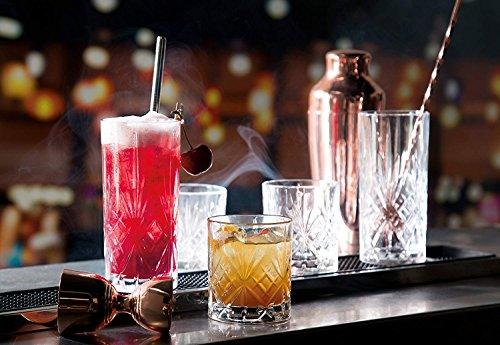 Le'raze Le'rze Posh Collection Glass Drinking Glasses Set, Set of 6,  Special Edition CRYSTAL HIGHBALL Glassware Serveware Drinkware Cups/coolers  Set[Pre-Order]