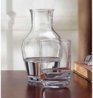 Glass Bedside Water Night Carafe Set - Le'raze by G&L Decor Inc