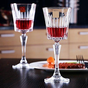 Le'raze Italian Red Wine Glasses, Wine Glass Set of 6, Classic Durable Wine Cups Ideal for All Occasions - Le'raze by G&L Decor Inc