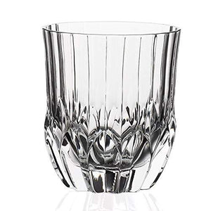 Le'raze Posh Crystal Whiskey glasses [Set of 6] Double Old Fashioned Glasses, Perfect for Serving Scotch, Whiskey or Mixed Drinks - 11Oz DOF Glasses - Le'raze by G&L Decor Inc