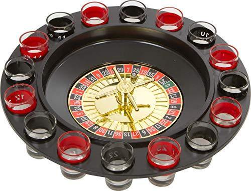 Shot Glass Roulette Game - Includes 16 Whiskey Glasses - Le'raze by G&L Decor Inc