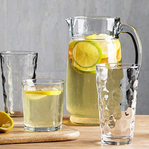 Home Essentials Eclipse 64 oz Glass Water Pitcher - Le'raze by G&L Decor Inc
