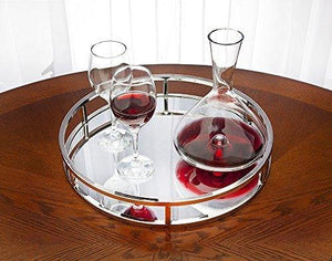 rystal Lazy Susan, Beautiful Revolving Appetizer Display, Serving, Chip and Dip Set, Party - Le'raze by G&L Decor Inc